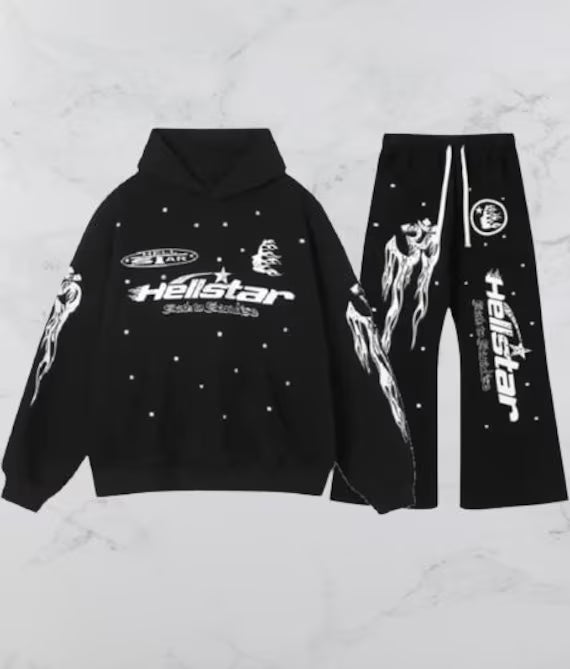 hellstar sweatsuit(black)